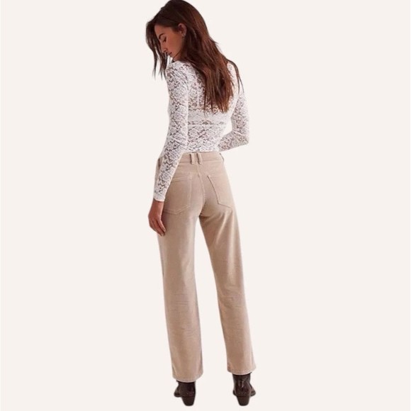 COPY - WE THE FREE Risk Taker High Rise Straight Corduroy Pants Women's Sz 28 N… - Picture 14 of 16